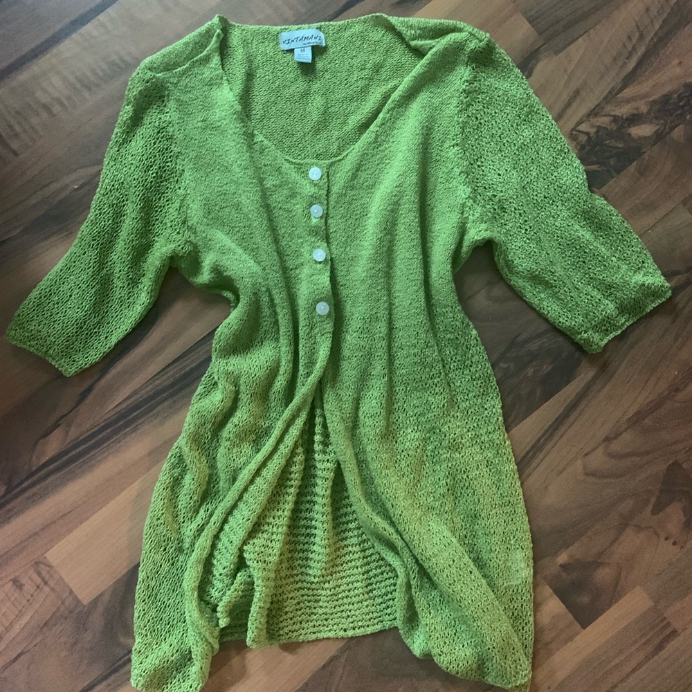 Slinky button down tunic